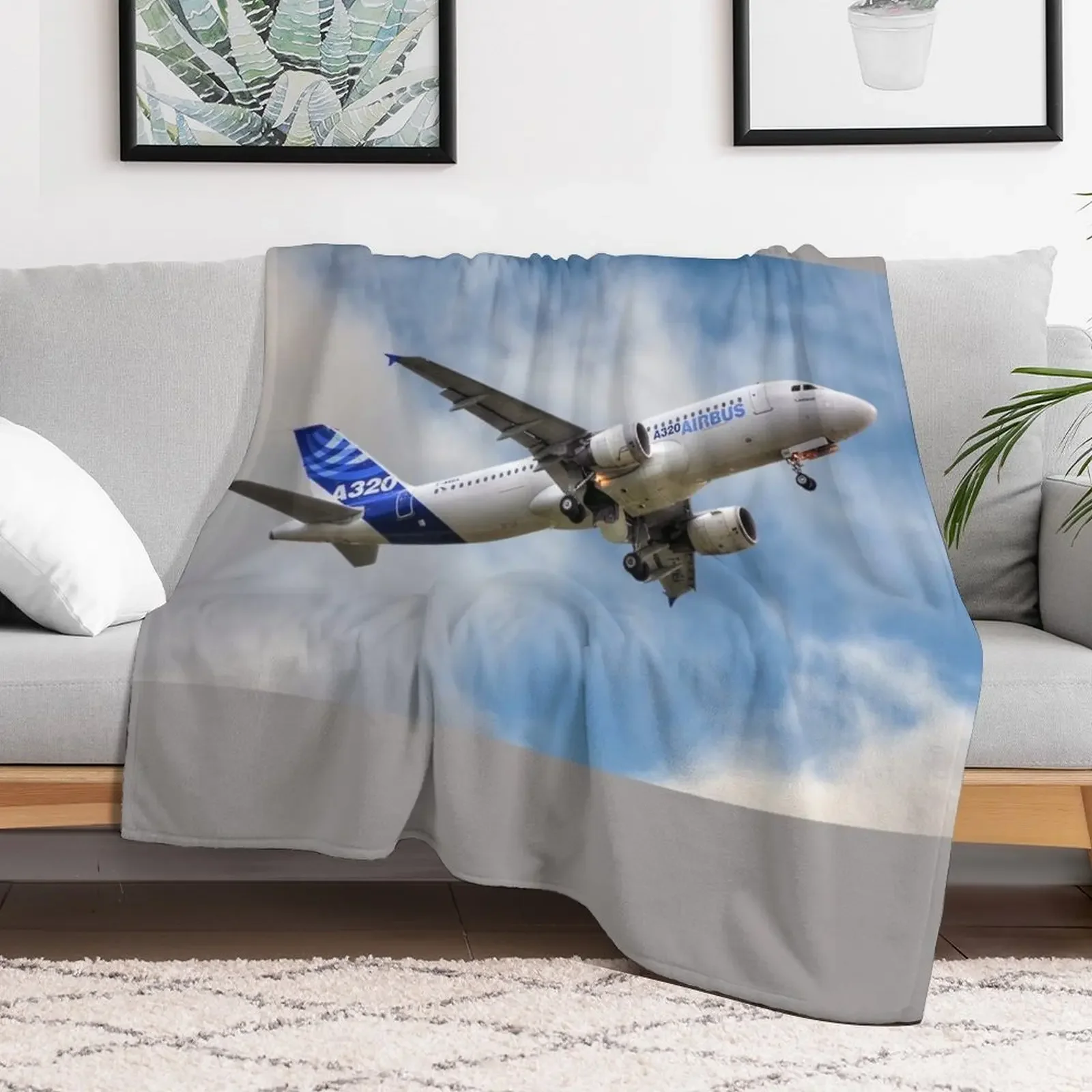 Airbus A320 Throw Blanket Bed covers Soft Beds for winter Blankets