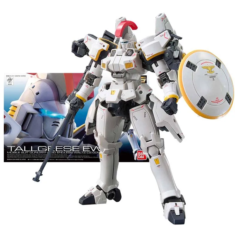 Bandai Figure Gundam Model Kit Anime Figures RG Tallgeese EW Mobile Suit Gunpla Action Figure Toys For Boys Children's Gifts