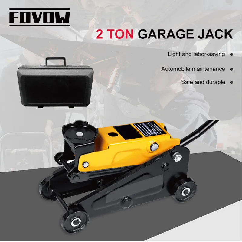 2 Tons Hydraulic Floor Jack with Dual Pump Heavy Duty 2T car lift jack/wheel alignment automatic wheel balancer for sale