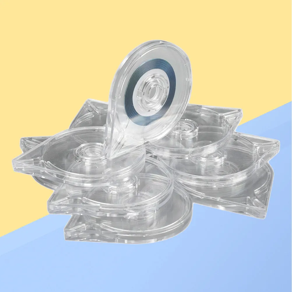 

10Pcs Nail Art Wire Drawing Box Gold Silver Foil Line Holder Easy to Use Manicure Wire Taking Device for Creation