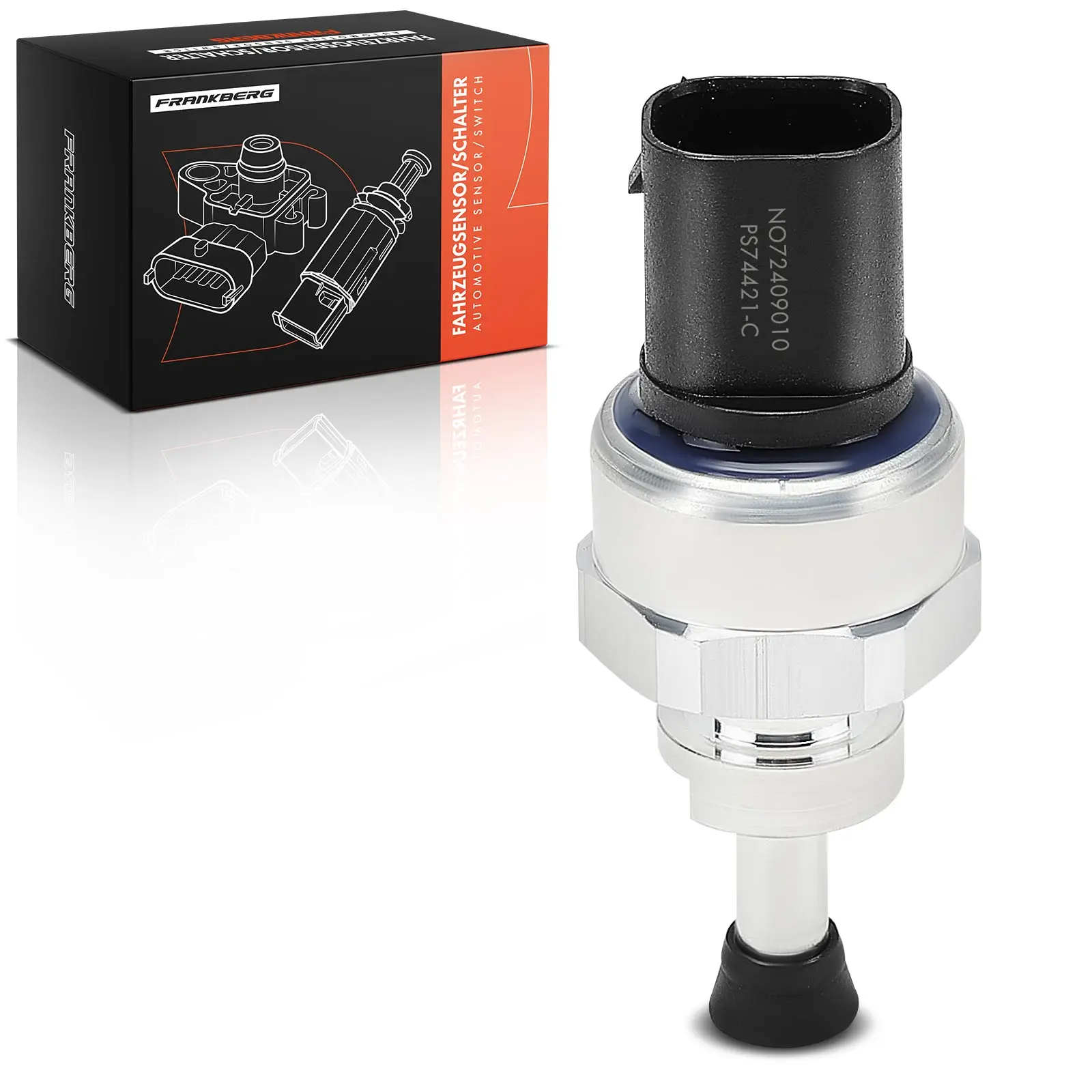 Frankberg 1x Uitlaatdruksensor voor Nissan NV200 Qashqai Dacia Duster Lodgy Opel Vivaro 93198718 81CP3304 8200974421 8201000764