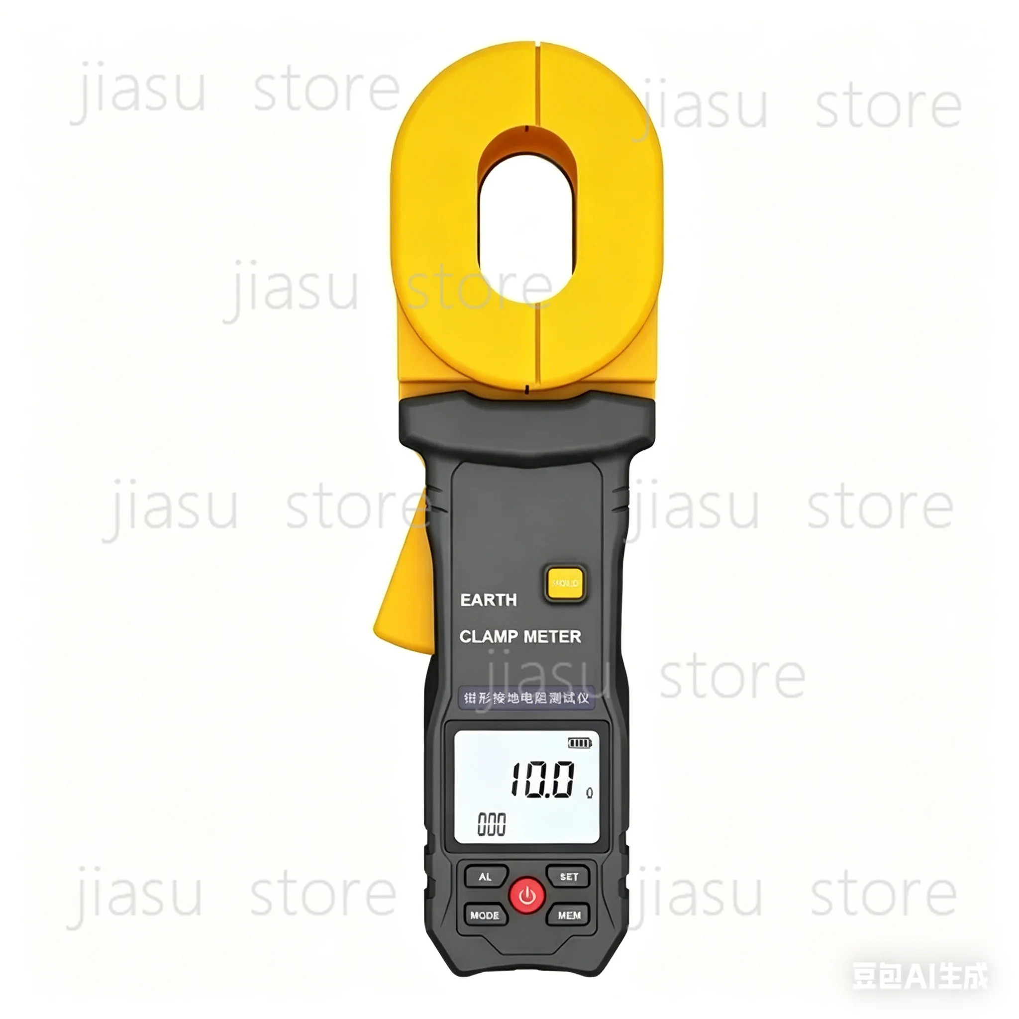 

ST4100 Digital LCD Clamp Ground Resistance Meter Ground Earth Resistance Meter Tester Resistance range 0.010~500Ω Data Storage