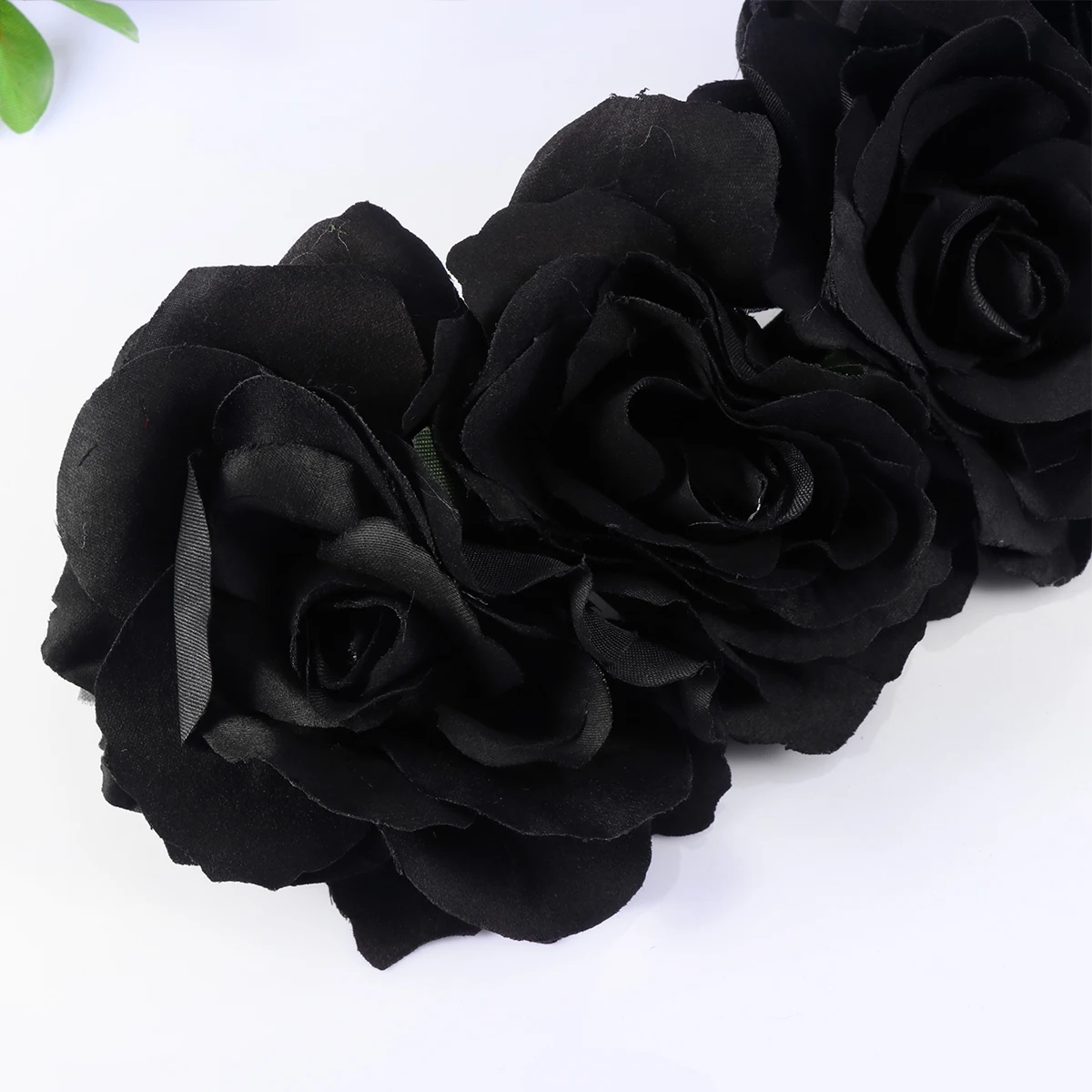 

Hairband Cloth Floral Headwear Retro Rose Flower Wreath For Women Party Wedding Festival Photography 1PC