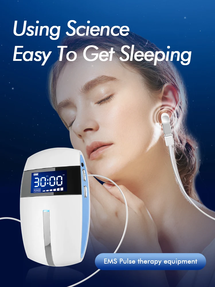 Direct Current CES Microcurrent Sleep Aid Device Improved Household Medical Product for Insomnia Low Frequency Electrical Power