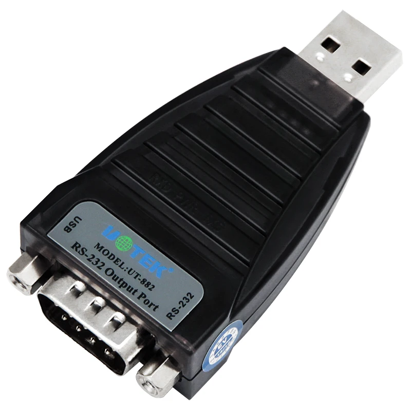 OEM ODM USB to RS-232 Converter RS232 to USb2.0 Conversion Adapter Serial COM DB9 Connector Asynchronous Full Duplex UT-882