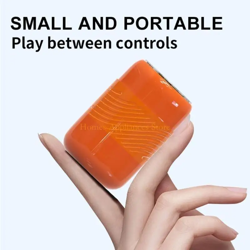 D0AB Mini Shaver Portable เครื่องโกนหนวดพกพาขนาดพกพาขนาดเคราที่ล้างทำความสะอาดได้
