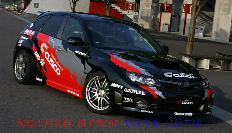 ملصقات سيارة لسوبارو امبريزا wrx sti تعديل الديكور الخارجي للجسم مخصصة فيلم ملصق رياضي عصري
