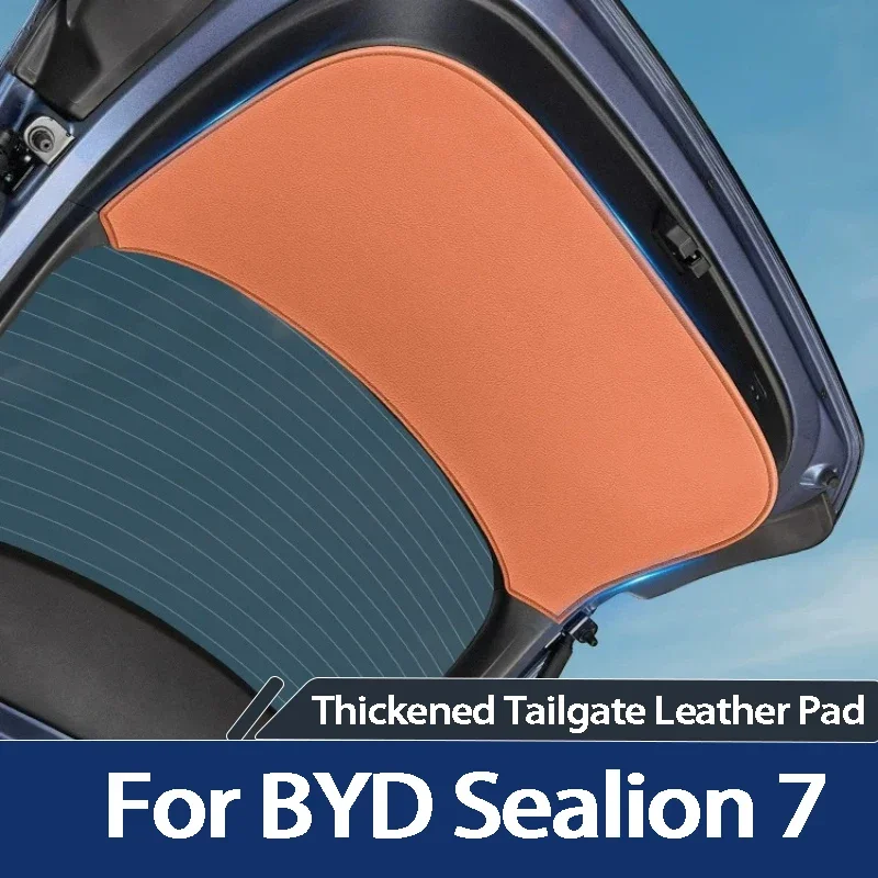 For BYD Sealion 7 2024-2026 Trunk Tailgate Anti Scratch Anti Collision Protective Mat Rear Cargo Protection Pad Car Accessories