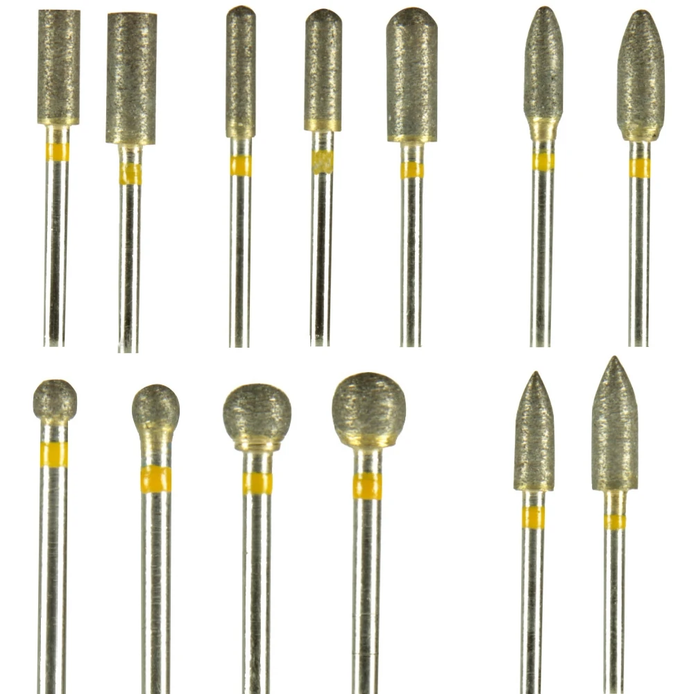 Dental Fully sintered Diamond HP Drill Bur Fine Extra Fine Zirconia Ceramics Crowns Polisher Dental Sintered Grinding 1 Piece