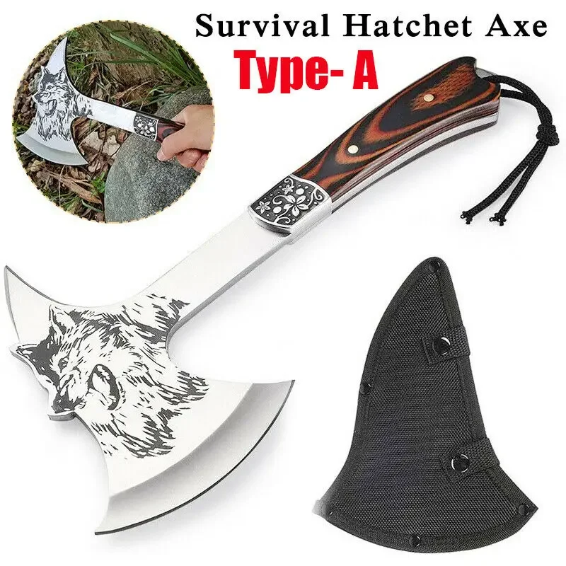 

Survival Camping Axe Foldable Tactical Axe Multi Tool Kit Emergency Gear Outdoor Tourist Portable Tomahawk Wild Hatchet AXe