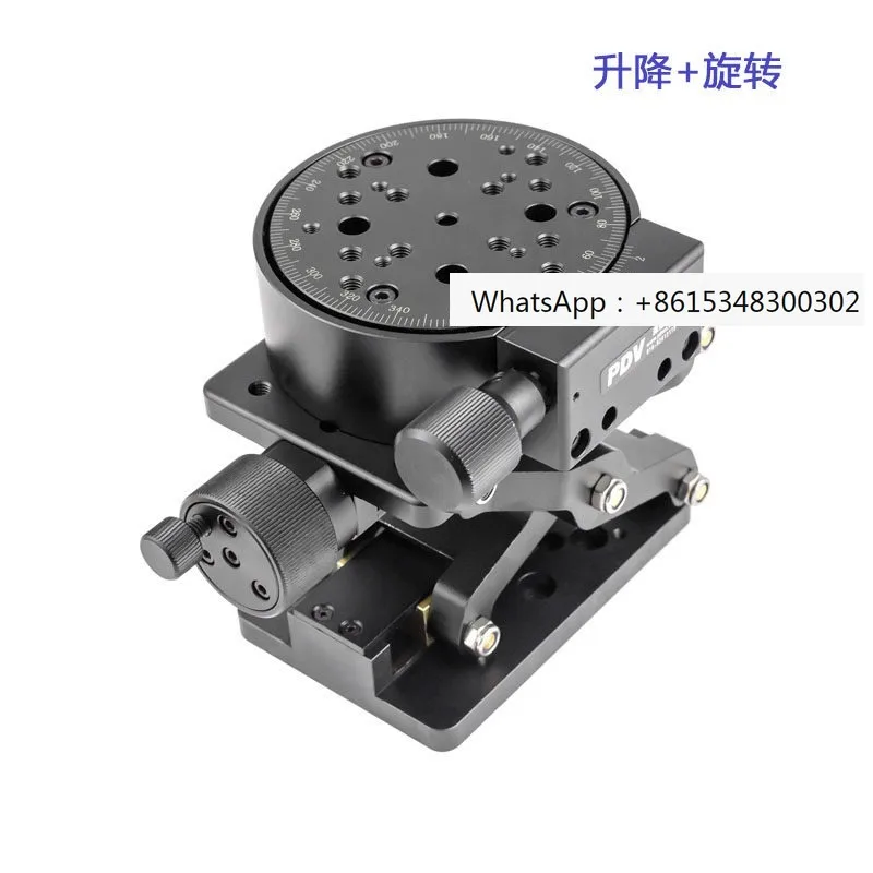 PT-SD203 manual rotary table with R-axis angle and 360 degree rotary table with scale