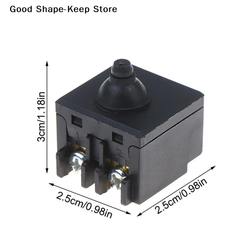 OEM Style Push Button Switch for 100mm Angle Grinder Compatible Polisher Quick Change Simple Installation DIY and Workshop