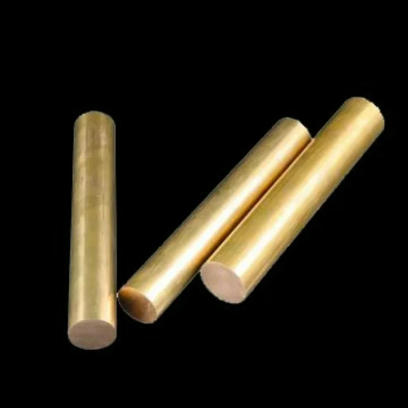 H59 Brass Round Bar Solid Rod 4-30mm Dia 100-500mm Length, CNC Machining Stock for Shaft Bushing Model DIY Craft Custom Cut