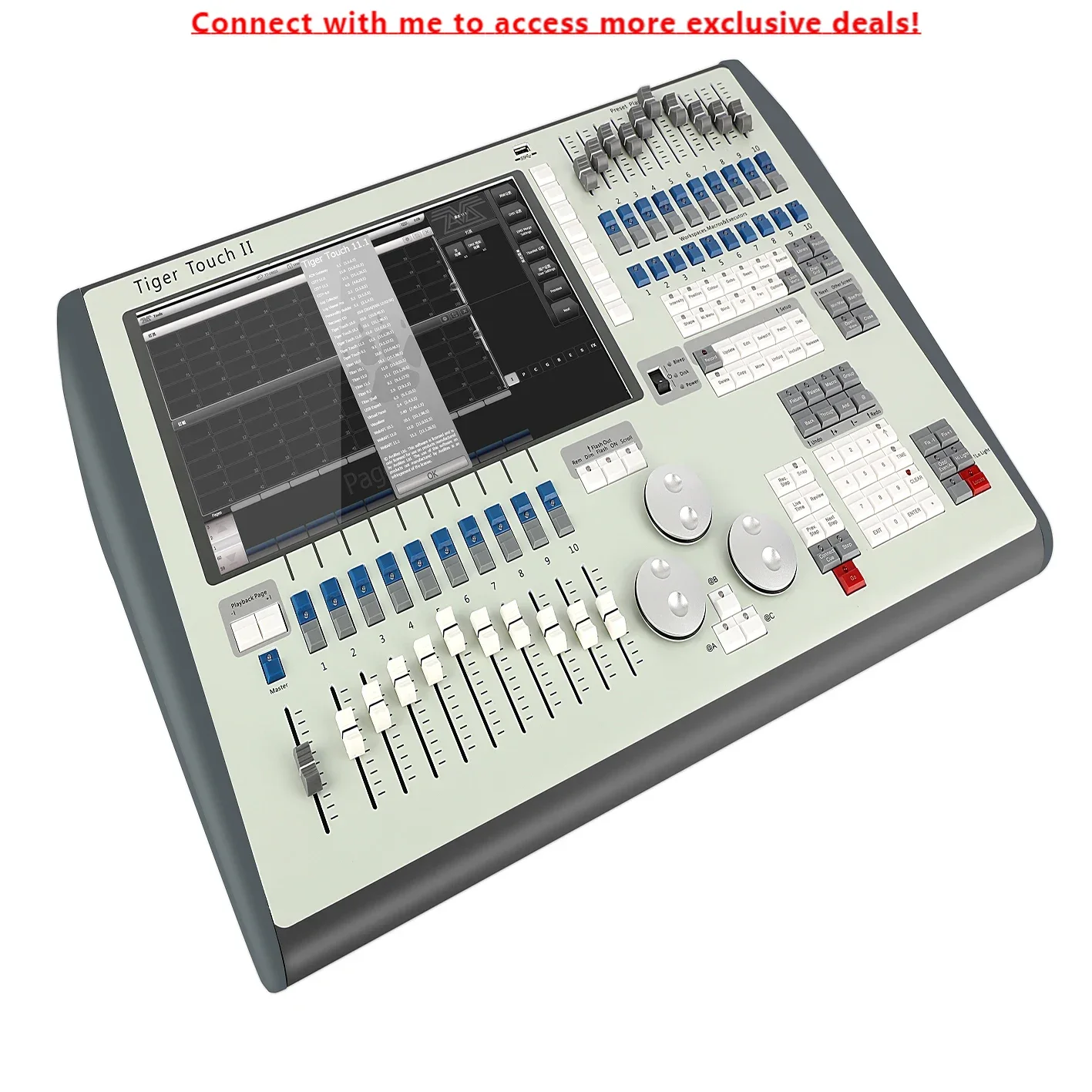 

High Performance Tiger Console Manual DJ Console/DJ Light Controller Manufacture TT II 2 Disco DMX 512 Light