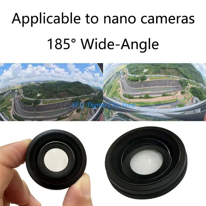 

U75B High Performances 185°Wide Imaging Lens Enhanced Light Transmission Compactly Portable Design Photography Aid