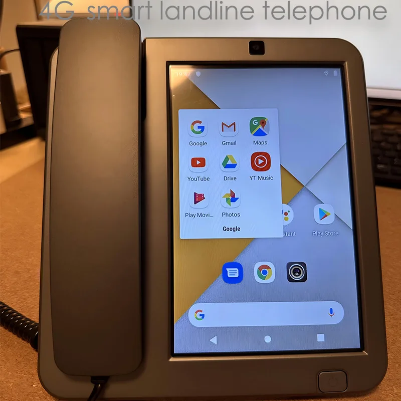 8 inch large screen card touch screen phone global band Wi-Fi hotspot landline Google play