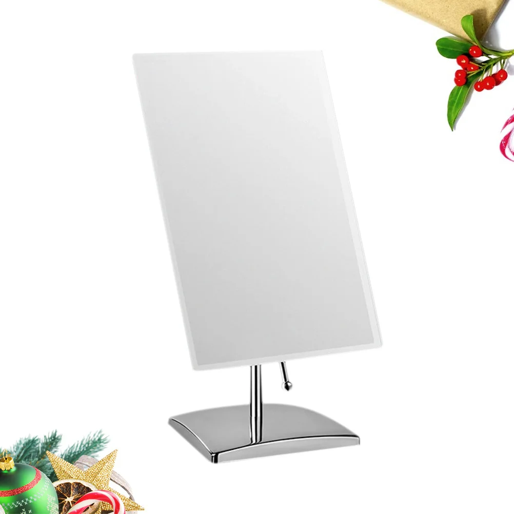Desktop Square Makeup Mirror Durable Single-Sided Mirror Bedroom Use Creative Fashion Toilet Glass