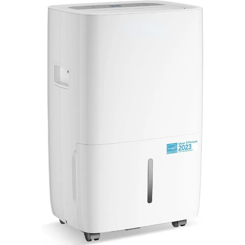 80 Pints Energy Star Dehumidifier for Spaces up to 5,000 Sq. Ft at Home, in Basements and Large Rooms with Drain Hose