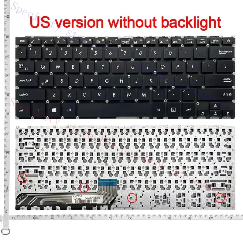 US Laptop keyboard for ASUS UX430 UX430U UX430UA UX430UQ UX430UN UX360U UX360UA UX360AK U4100U Q324U Q324UA