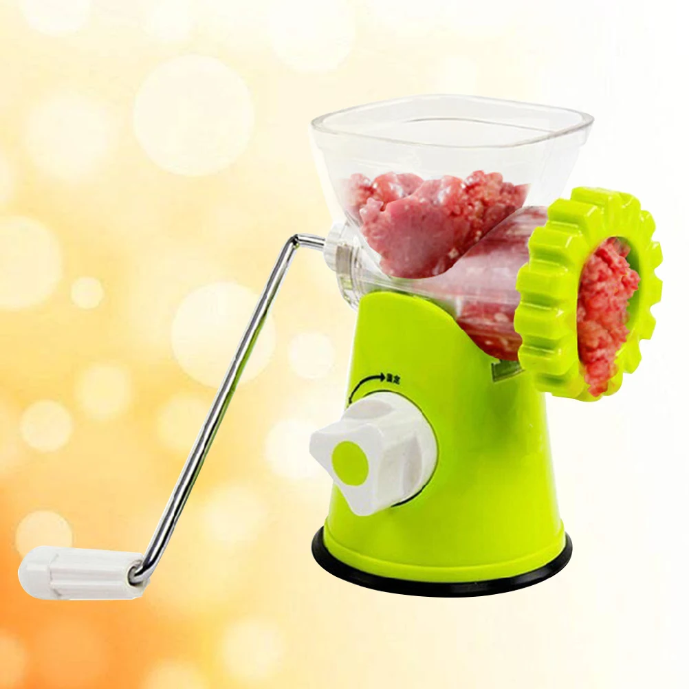 

Manual Meat Grinder Stainless Crank Sausage Maker Large Capacity Kitchen Tool Powerful Suction Base Food Mill