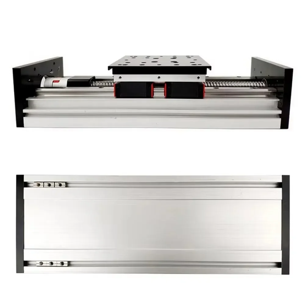 150mm Double Linear Guide Heavy Duty Linear Ballscrew Sliding Table SFU1605/2005/2010 X Y Z Axis Stage Linear Actuator 4*HGR15