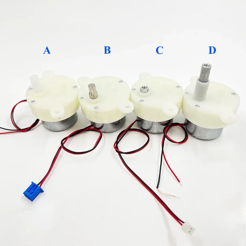 1PC Micro 300 Turbo Worm Gearbox Gear Motor DC 3V 6V Slow Speed Gear Reducer Reduction Motor for Toy Model/ Stage Lights