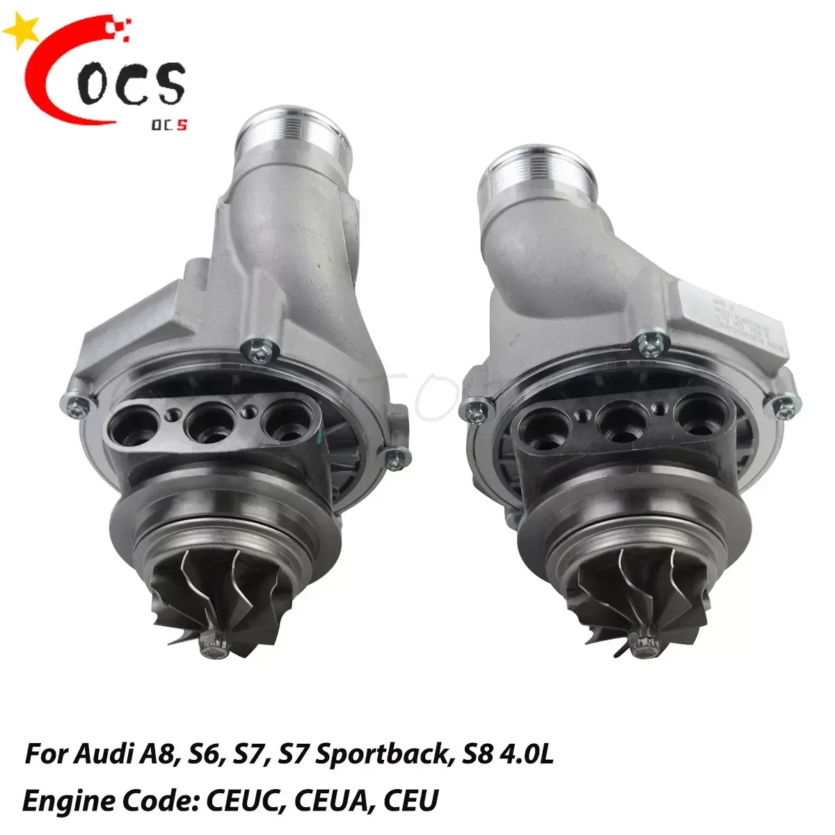 pair  Turbo engine For Audi A6 S6 A7 S7 A8 S8 R8 4.0 TFSI 079145721B 079145722B 079145703S 079145703R 079145704S 079145704R