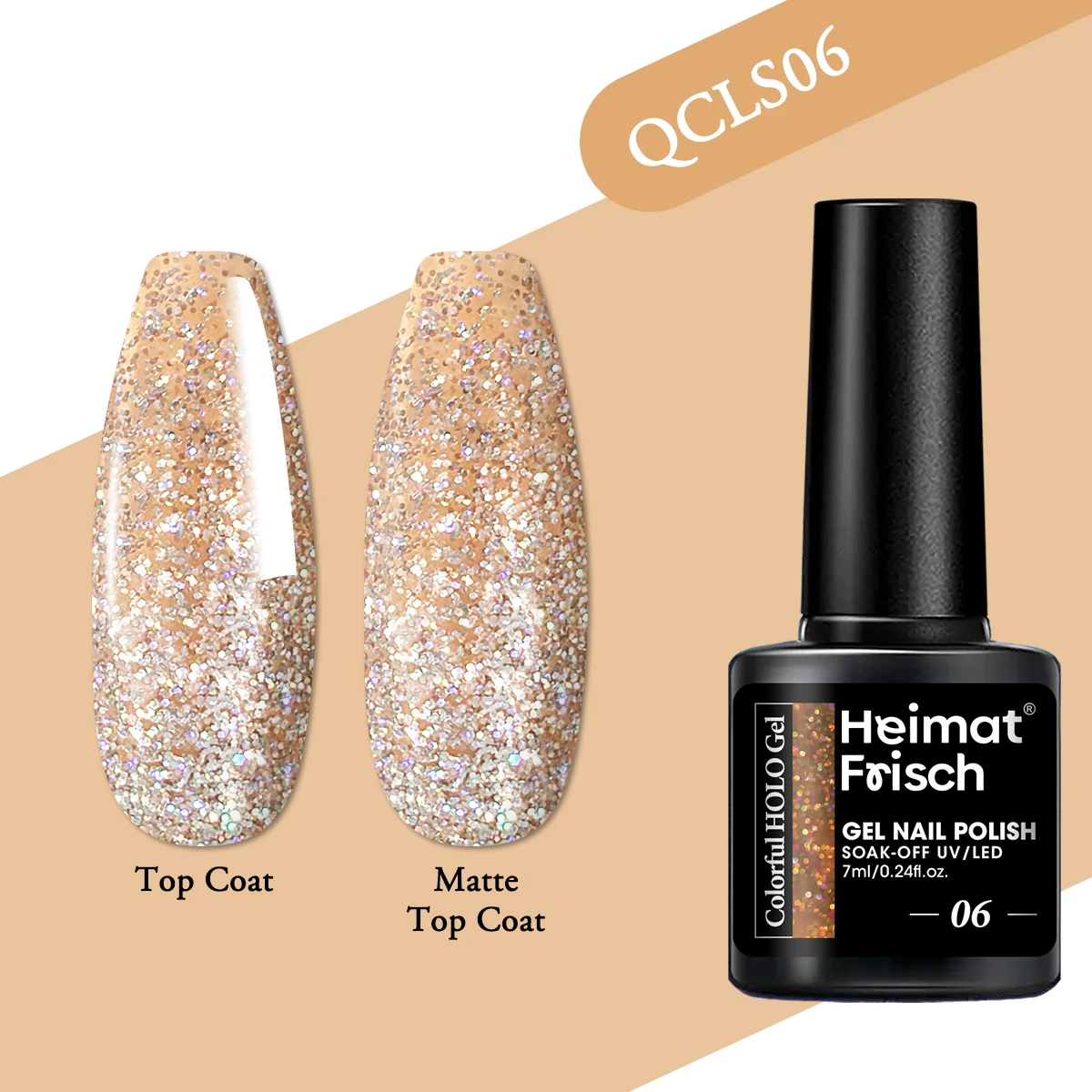 Heimat Frisch Esmalte de uñas en gel de un solo paquete --- Colores de esmalte de uñas en gel de tendencia Otoño/Invierno, color de gel altamente saturado, apto