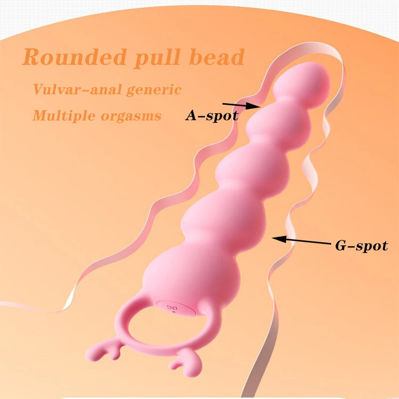 G-Spot fawn Court Pull beads เครื่องกระตุ้นทางทวารหนัก, อุปกรณ์ช่วยตัวเองแบบเม็ดเซ็กซ์ทอยไข่รักสำหรับผู้หญิงและผู้ใหญ่