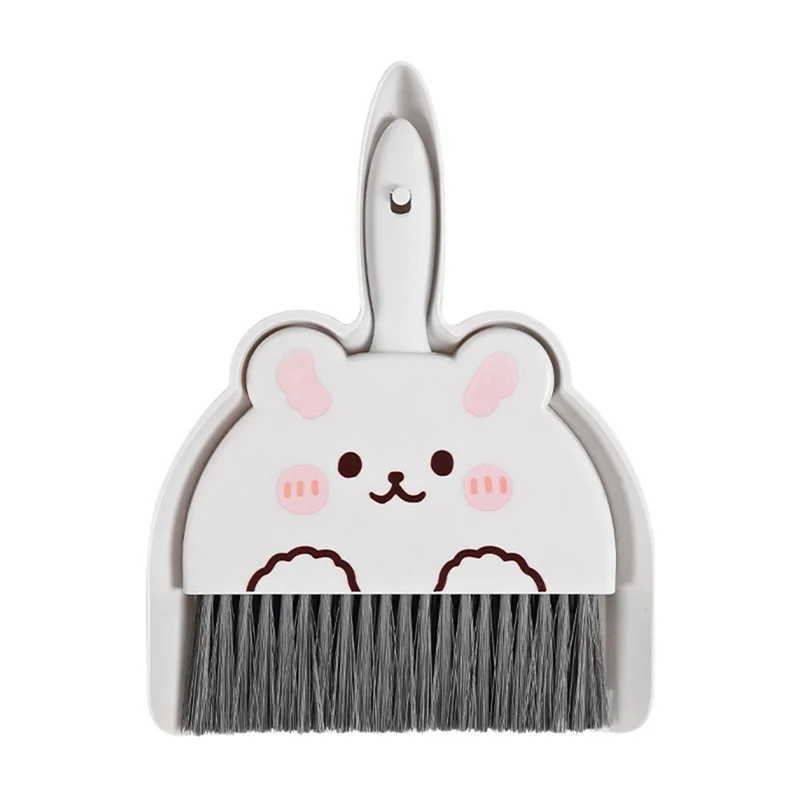 AS96-Mini Broom Dustpan Kids Cute Cartoon Small Cleaning Set Pretend Play  Toddler Little Housekeeping Helper Set Durable