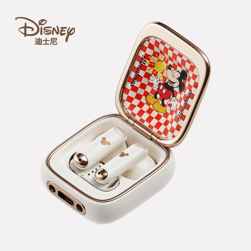 Disney Q7 Cute Cartoon Bluetooth Earphone HIFI Sound Wireless In-ear Sports Waterproof Headset Long Standby Noise Reduction