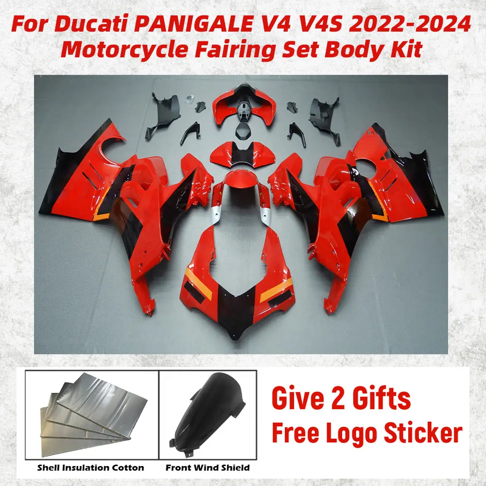 

Комплект пластиковых обтекателей (обвес) для мотоциклов Ducati Panigale V4 V4S S 2022-2024, изготовленный методом литья под давлением