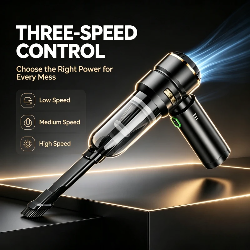 Car Vacuum Cleaner High Power Portable Handheld Wireless Brushless Motor Cleaning Machine Powerful Air Duster for Home Appliance