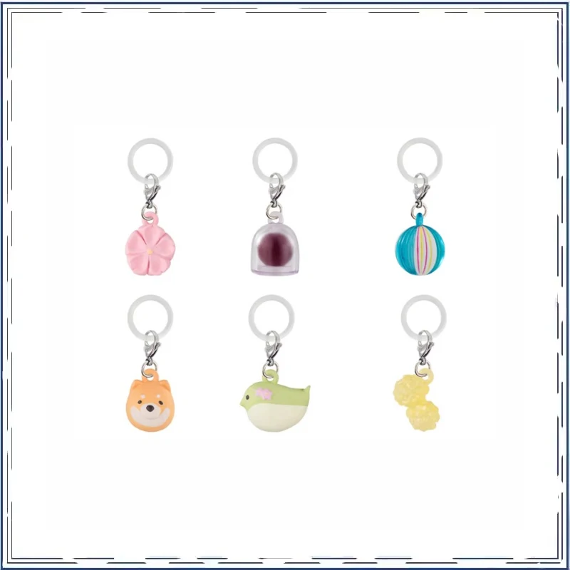 

Cherry Blossom Dim Sum Modeling Gashapon Keychain Doll Pendant Collectible Toys Kids Gifts Action Figure Model Toys