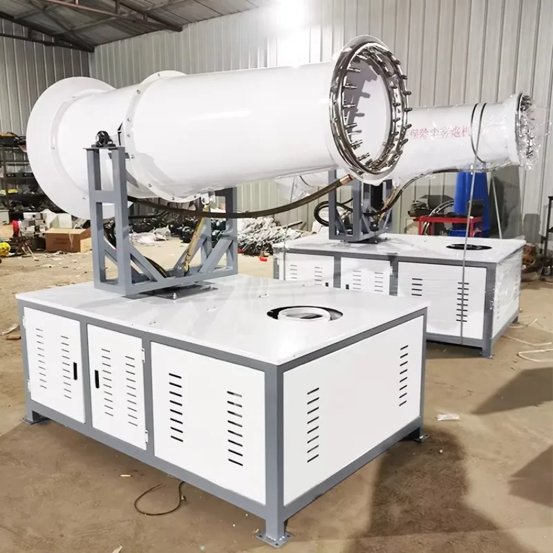 Customized 360 Degree 50M Rotation Long Range Fog Sprayer Cannon With Pump & Engine Steel Construction 2t/h Flow Rate For Dust C