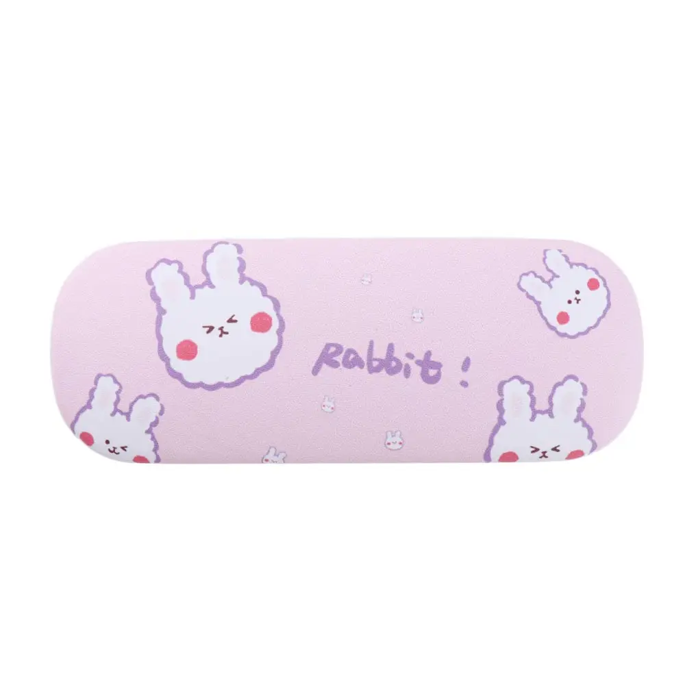 

Teens PU Leather Eyewear Protector Containers Cartoon Square Glasses Box Spectacle Case Eyeglass Hard Box Reading Glasses Case