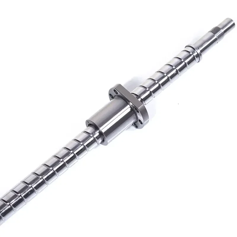 High Precision CNC Large Ground Ball Screw 1605 8mm Pitch 2000mm Length with Bearing Core Component for Industrial Machinery