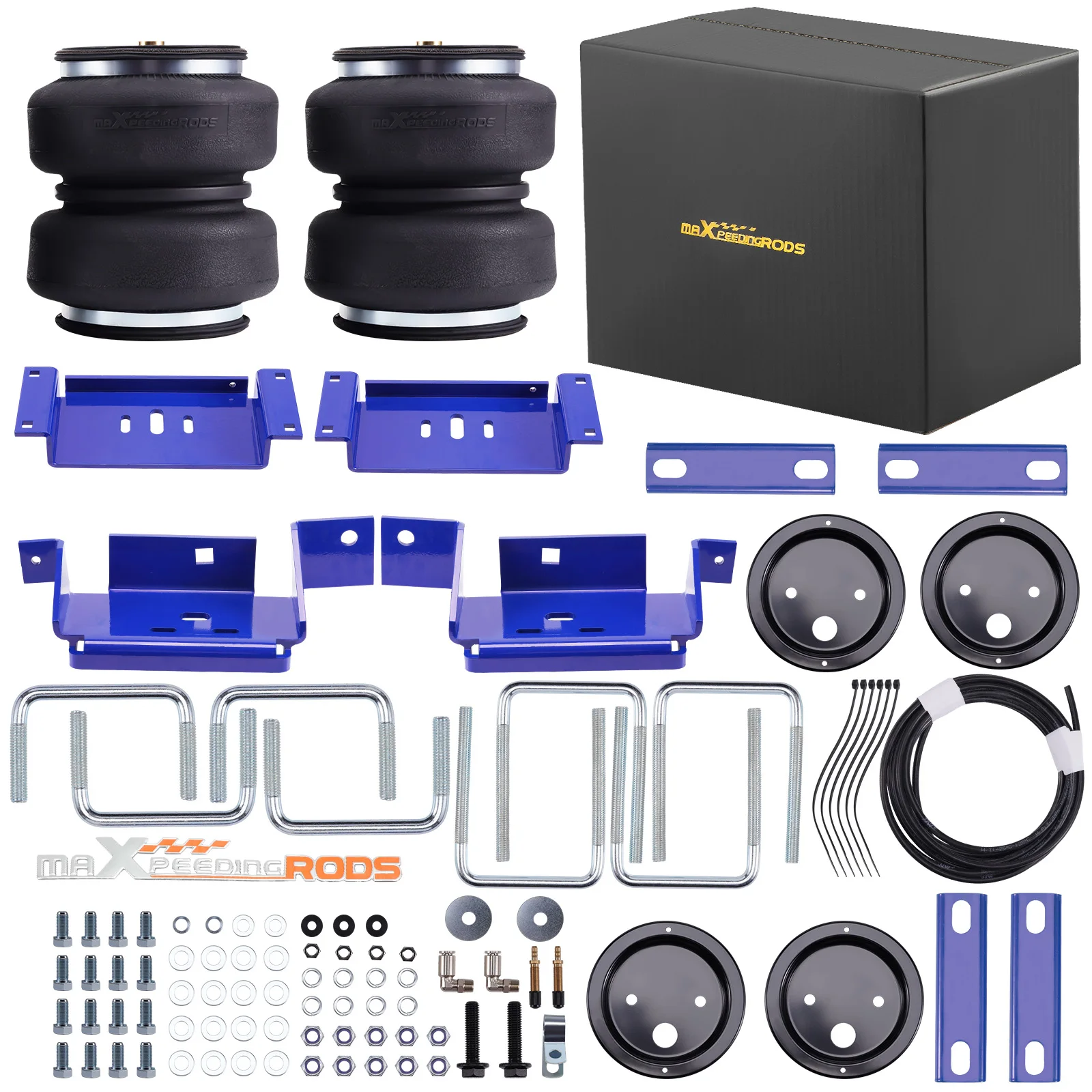 Rear Air Spring Leveling Kit for Ford F250 F350 Super Duty Pickup 1999 2000 2001 2002 2003 2004 2005 2005 2006 2007