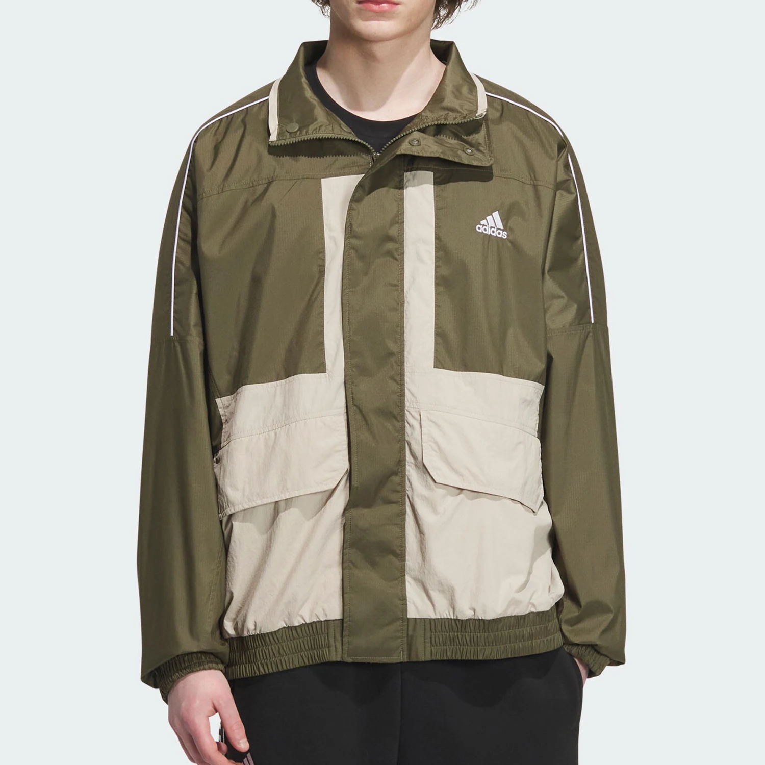 

Adidas Official Genuine Winter New Men and Women Loose Woven Sport Jacket IK7353