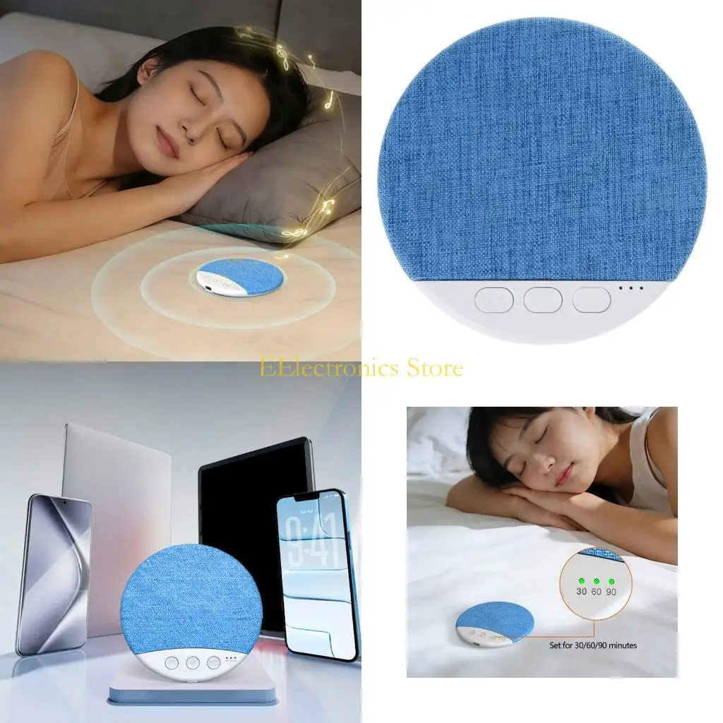 B03C Low Profiled Pillow Speaker WithDoubelr 3.5mm Chamber And 90Minute Auto Off Feature For Sleep