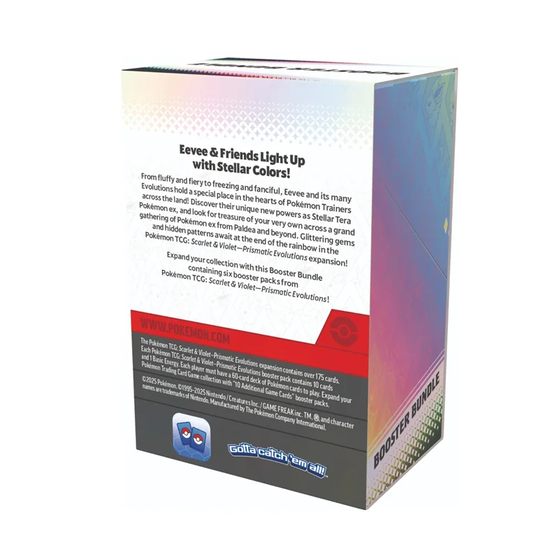 Pokemon Card SV8.5 v10 MEGA EVOLUTION Scarlet Violet American Edition 151Booster Bundle Black Bolt Battle Transaction Card