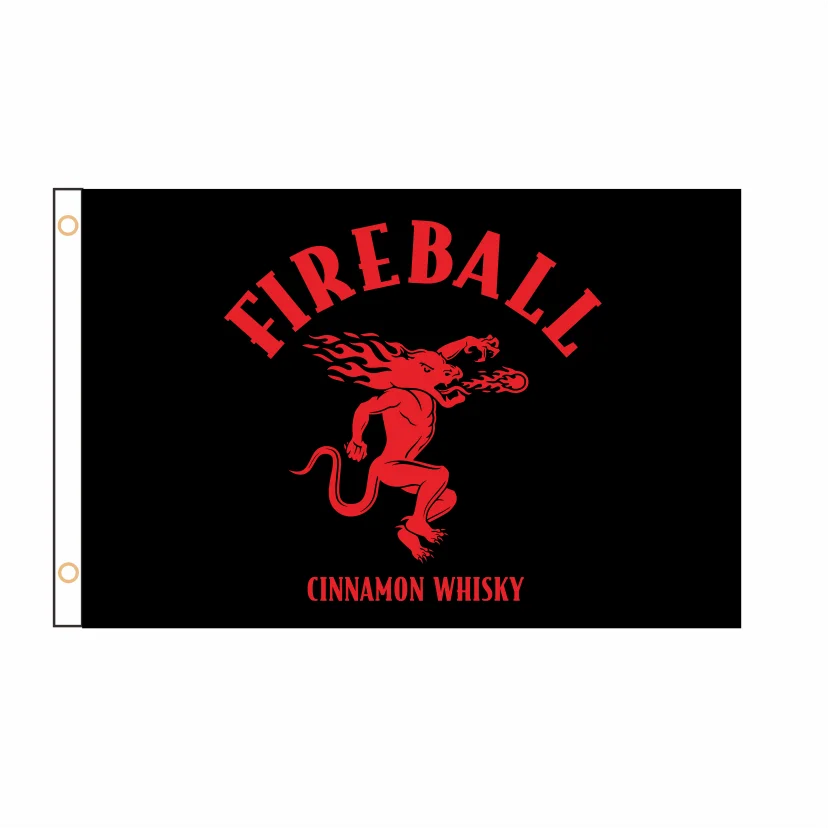 Fireball Whisky Flag Banner 2Ft*3Ft 3Ft*5Ft QZ-188