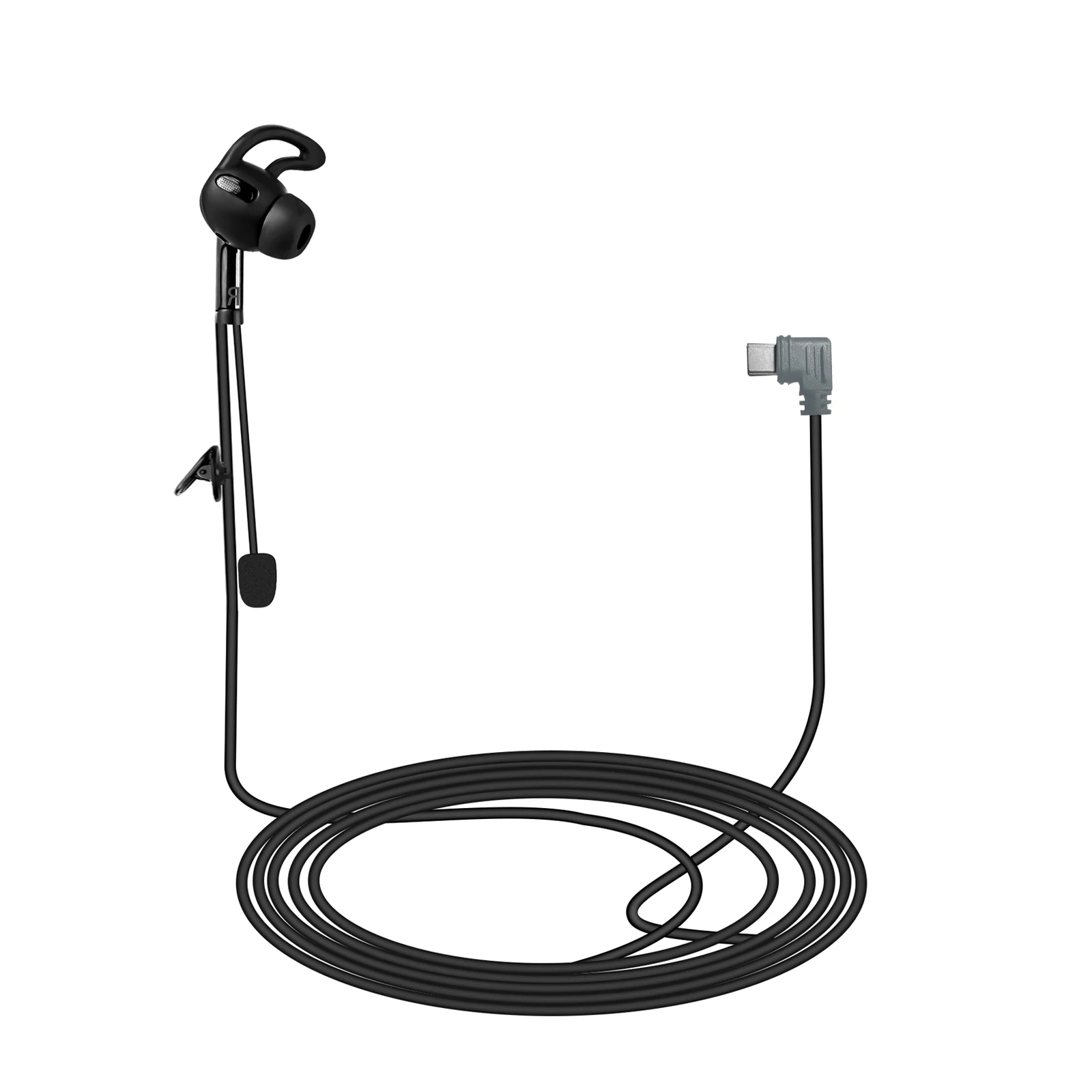 NewEJEAS Universal Motorcycle Intercom Accessories Moto Intercom Earphones Clip Type-c HIFI-R5 Motorcycle Intercom Earphones