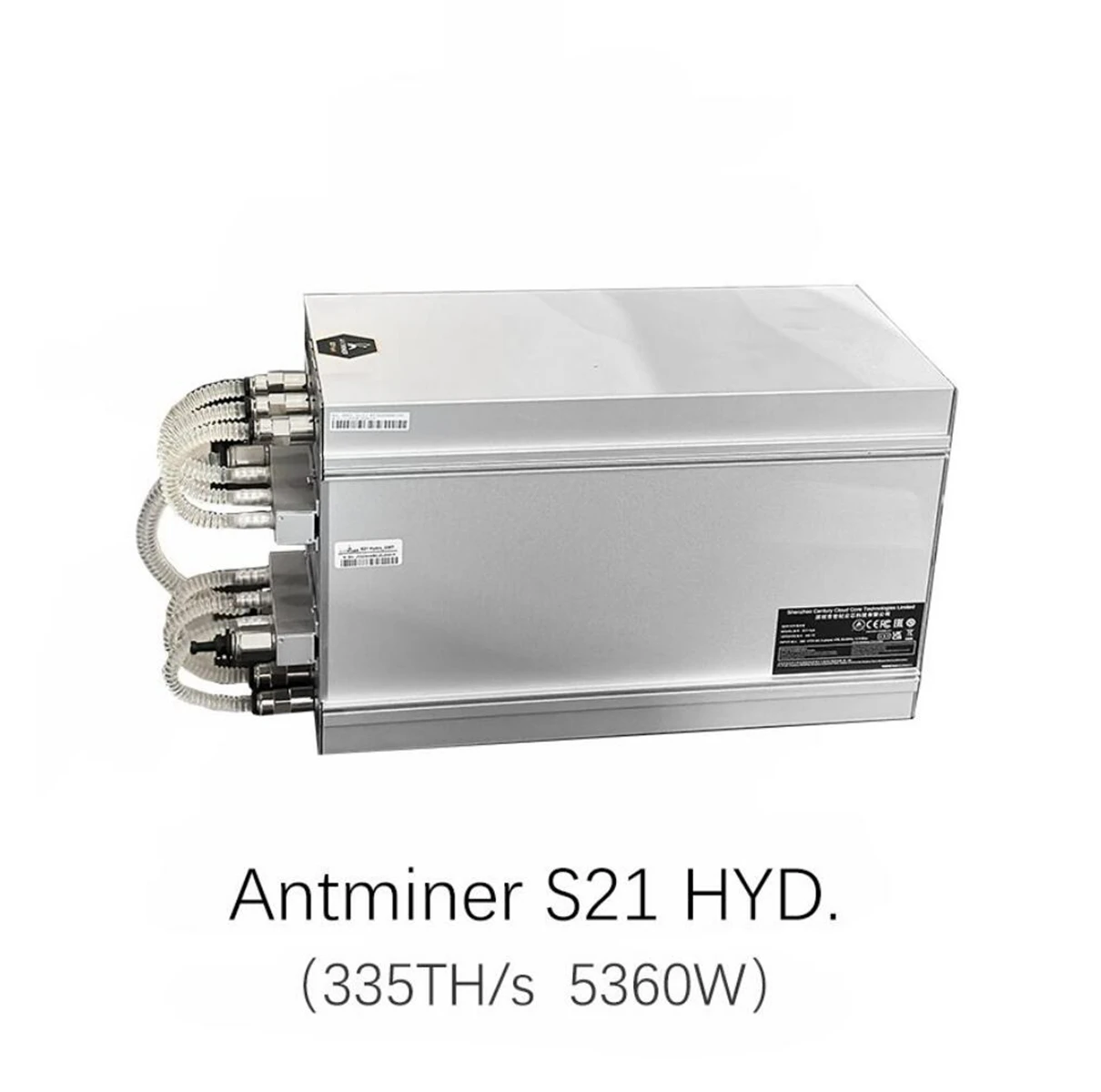 Bitmain Antminer S21 Hydro Bitcoin Miner 335T Hash Rate 5360W Consumo de energía Hydro Refrigeración Modelo original