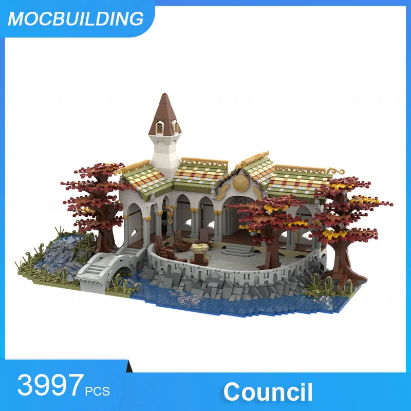 MOC Building Blocks Council Architecture Model DIY Assemble Bricks Educational Creative Display Xmas Collect Toys Gifts 3997PCS