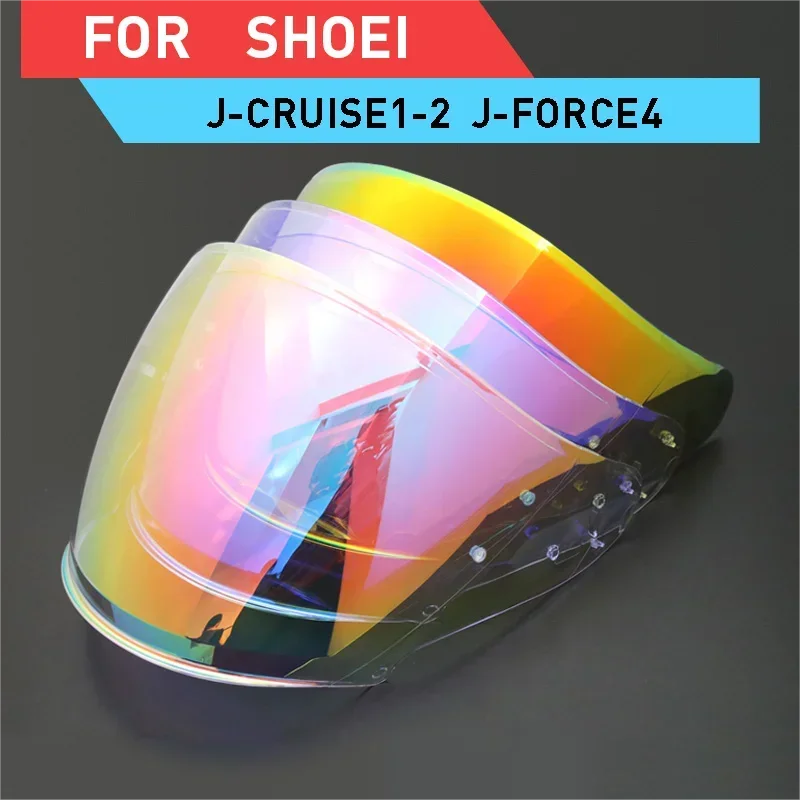 

Motorcycle Half Helmet Visor Lens Fitting Case for SHOEI J-Cruise I II J-Force4 Motorbike 3/4 Open Face Helmet Lens