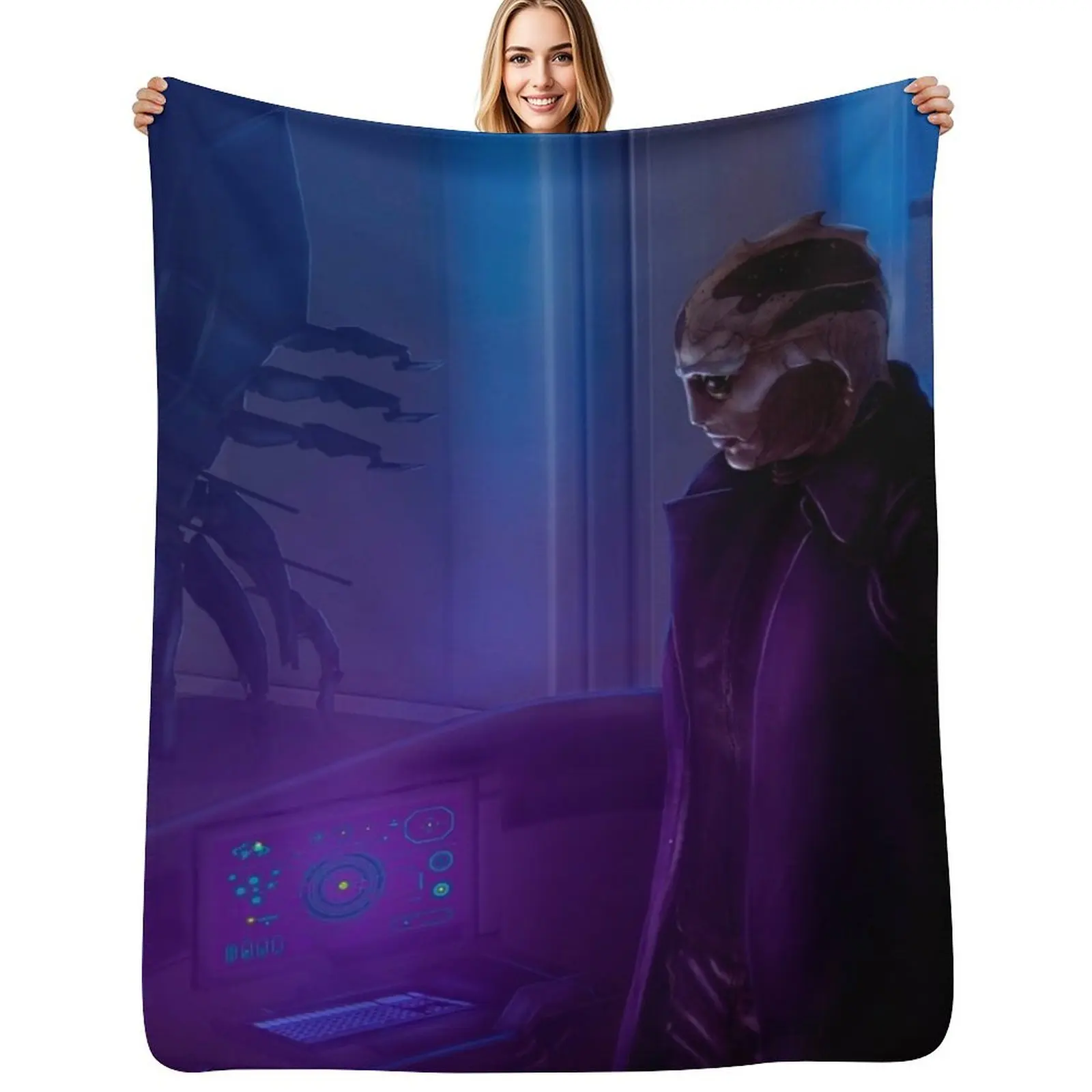 Thane Krios Throw Blanket Flannel Fleece Soft Warm Throw Blanket