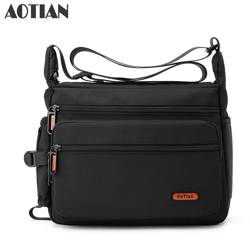 

AOTIAN New Man Messenger Bag Outdoor Sports Men's Shoulder Bag Waterproof Oxford Travel Crossbody Bag Business Male Handbags