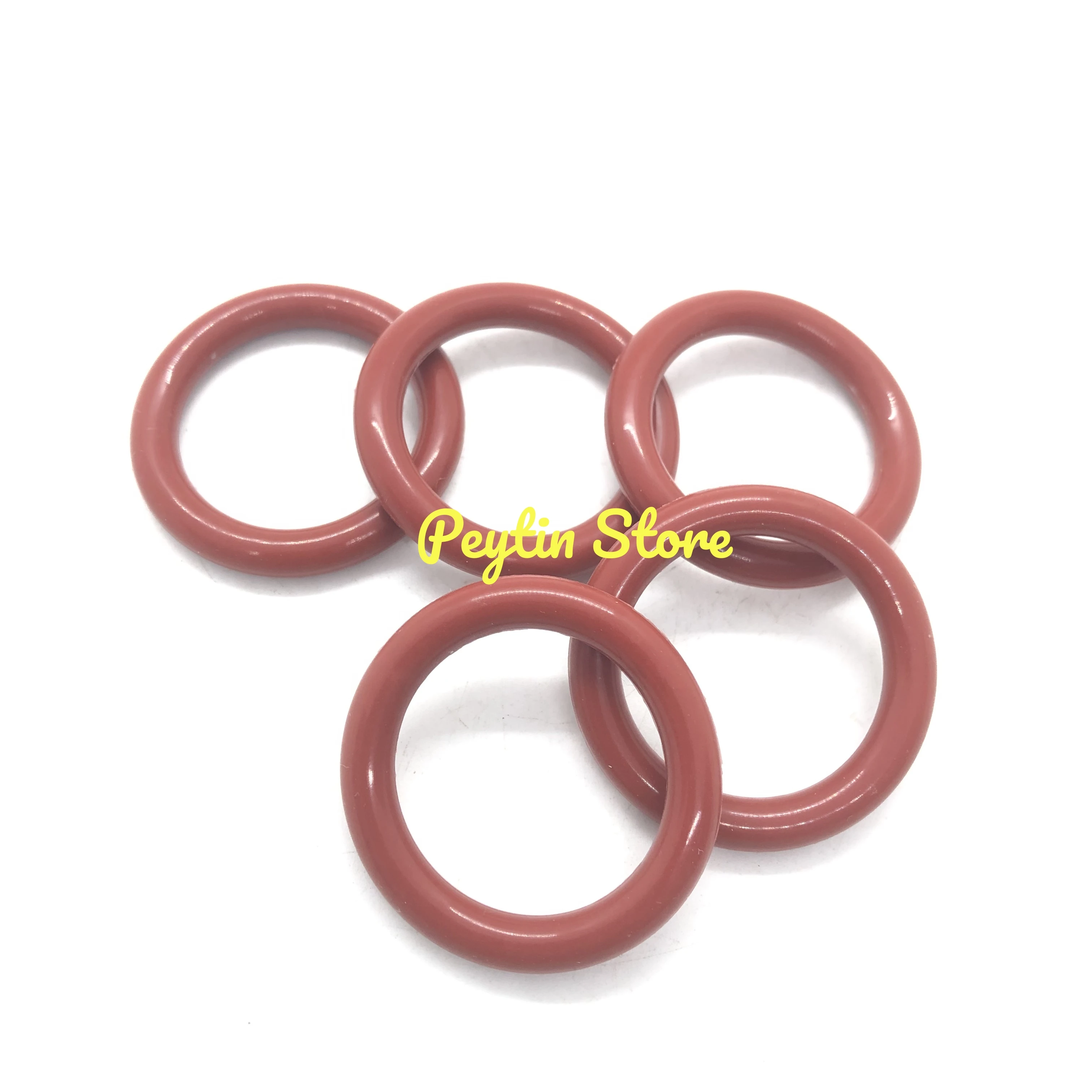 

2/5Pcs OD 28/30/32/35/38/40~80/85/90/95/100/105/110x5.7mm Red VMQ Silicone O-Ring Sealing Ring Washer Gaskets