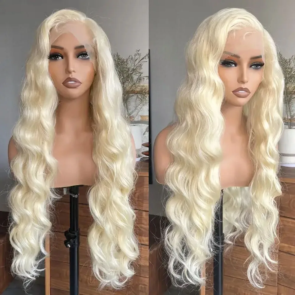 613 Blonde 13x4 Lace Front Wig Human Hair 200 Density Body Wave Wig Human Hair Wigs Pre Plucked